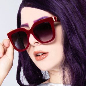 Topfoxx Coco Sunglasses -Red Velvet